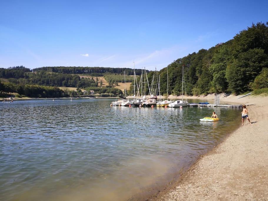 Ferienhaus Lena Im Sauerland Direkt Am Hennesee 메체데 외부 사진